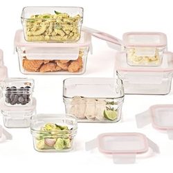 Glasslock Smart 20 Piece Glass Food Storage Set