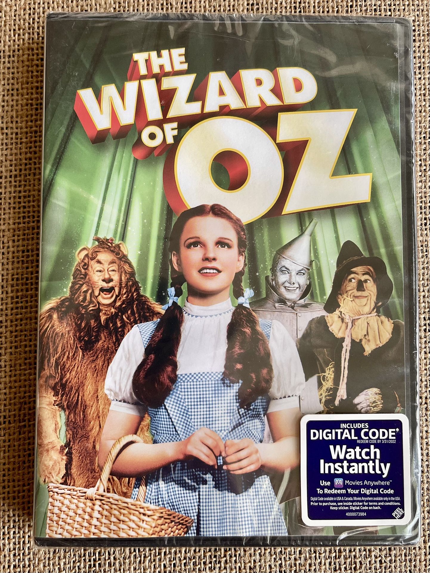 The Wizard of Oz Sealed DVD