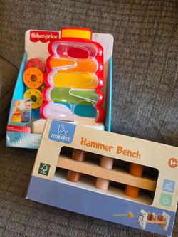 2 brand new in box baby toys
