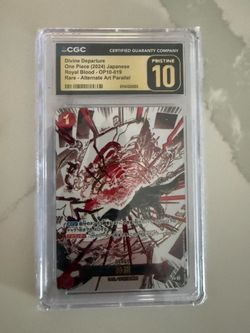 One Piece Divine Departure OP10-019 CGC Pristine 10