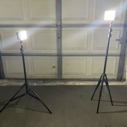 Neewer brand studio lights with stands