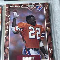 1991 Star Pics #20 Emmitt Smith Florida ST.Gators / Dallas Cowboys