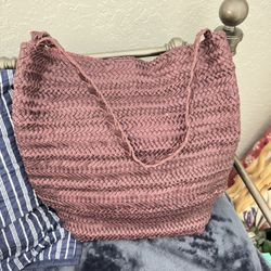 Woven Leather Bag