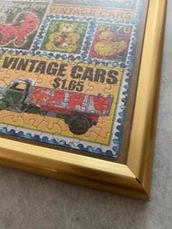 Toy Stamps Assembled Puzzle