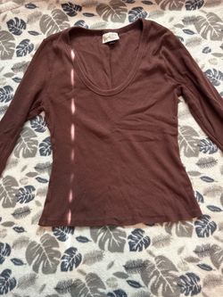 brown long sleeve