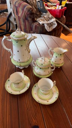Porcelain tea set