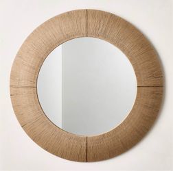 Natural Jute Wall Mirror