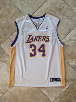 Shaquille O'neal White Y2K Lakers Jersey XL