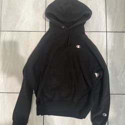 Champion Black Hoodie Size M