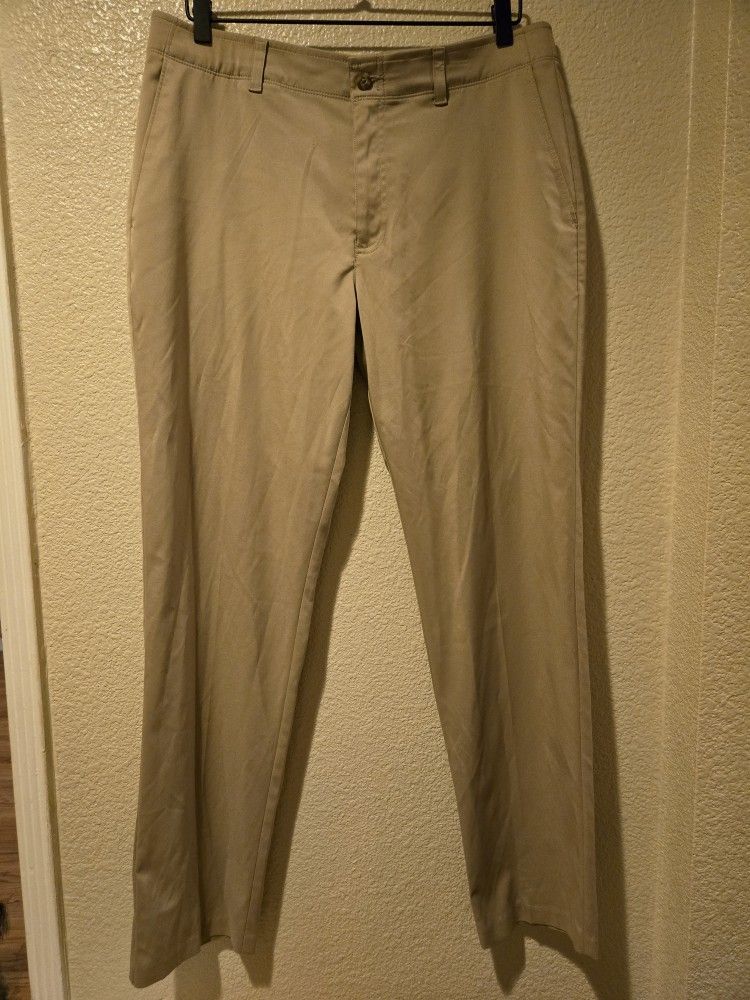 PGA Tours Men's Tan Slacks Dress Pant, size 34x32