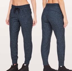 Lululemon Ready To Rulu Pockets Joggers Pants Size 6 Heathered Navy Black LIKE NEW WORN ONCE
