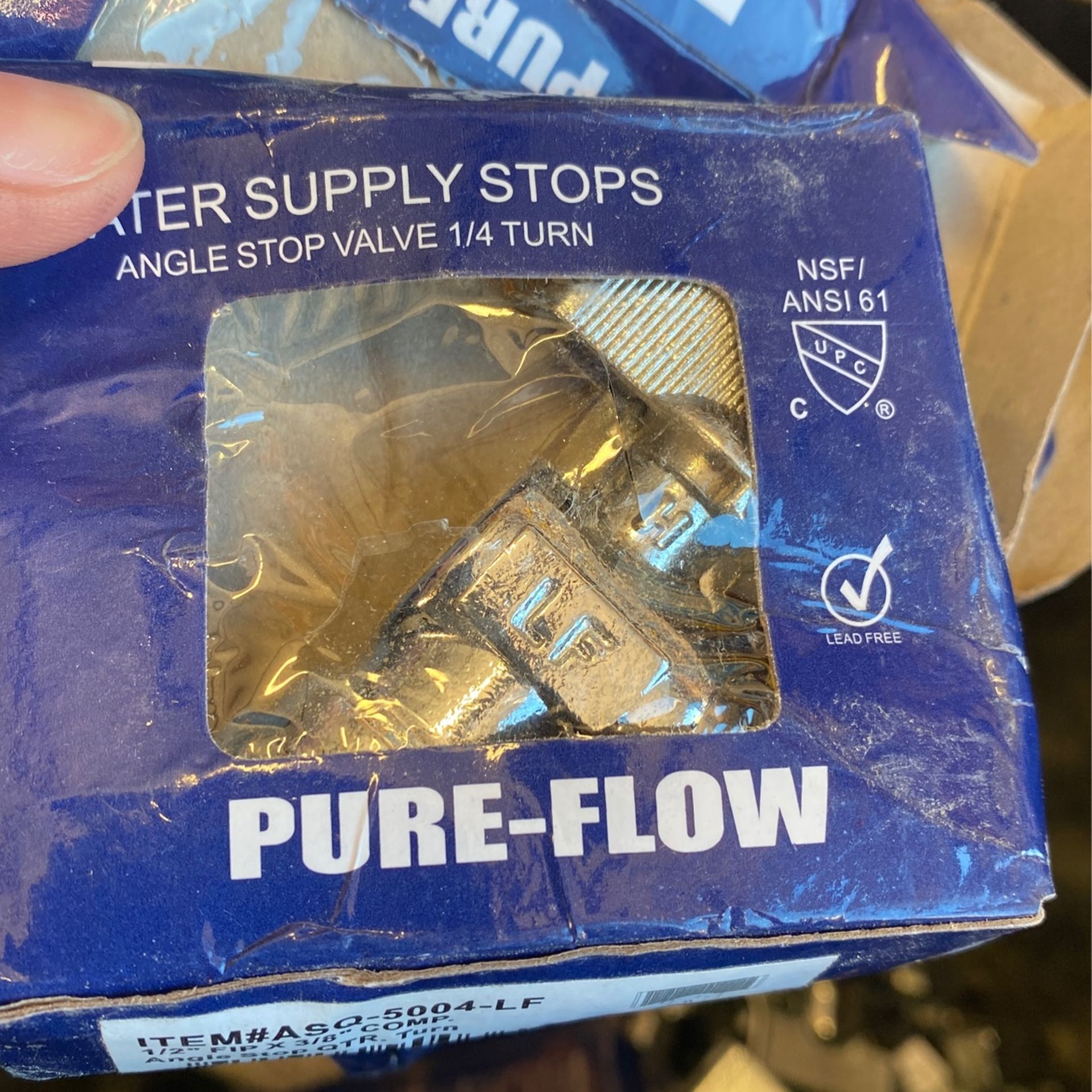 Angle Stop Plumbing