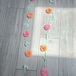 2 Flower Hanging Decor