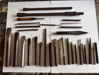 Snap ON MAC Cornwell Proto Craftman Chisels and punches