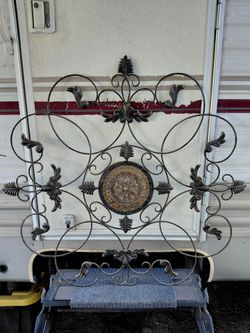 Large metal wall decor 36 in x 34 in