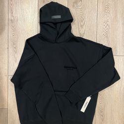 Essentials hoodie black. All sizes available