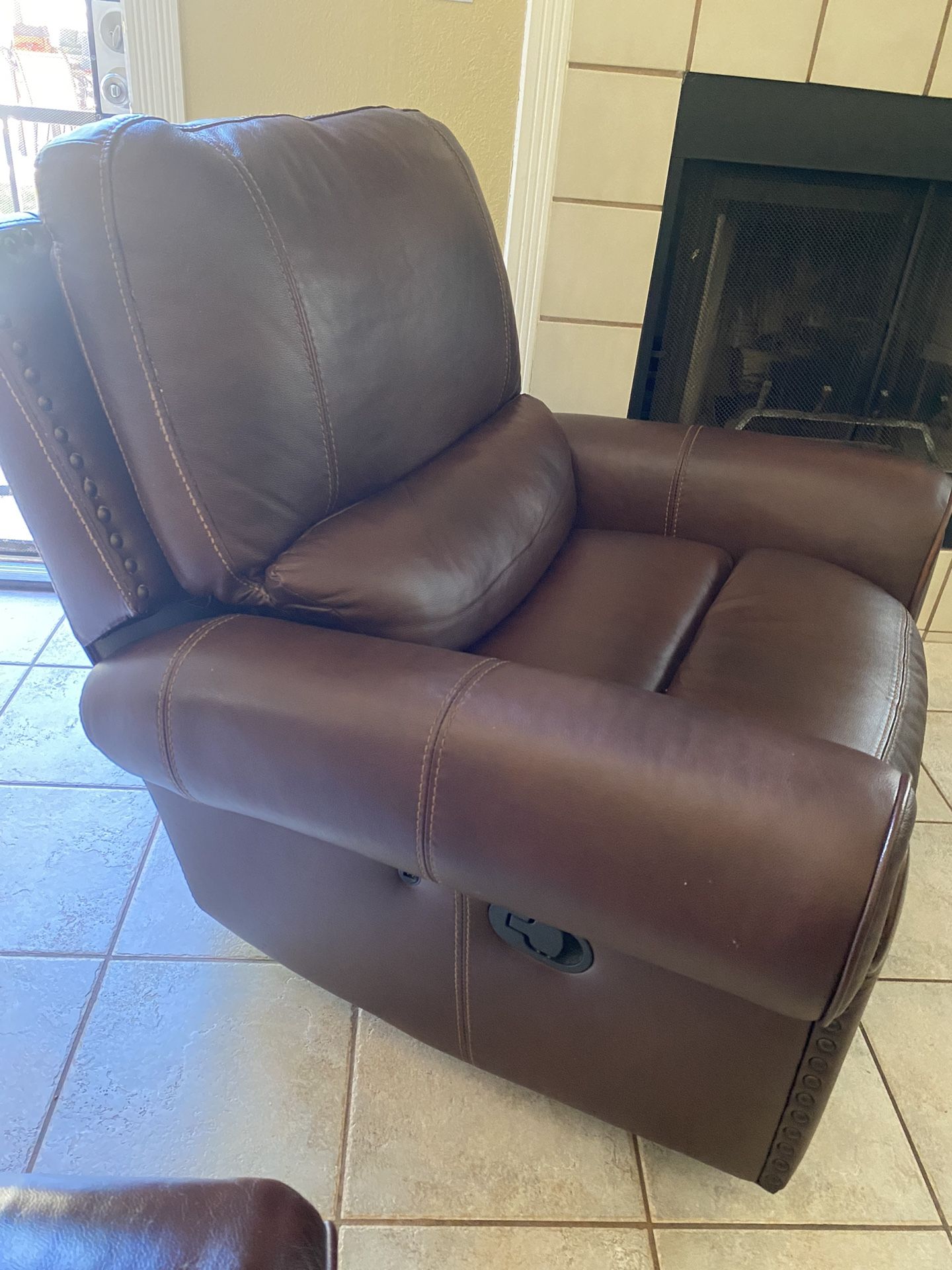 Leather Lazy Boy Recliner