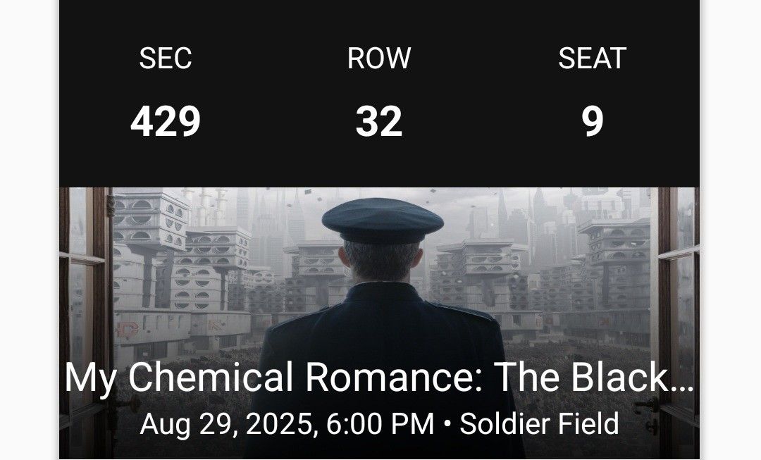 My Chemical Romance Tickets