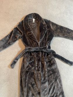 Stars Above grey faux fur robe Size XS/S #luxury #cozy