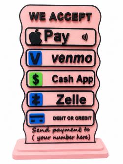 Payment stand (custom made to order)