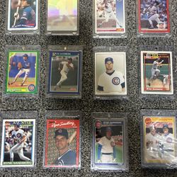 Ryne Sandberg Late 80s Early 90s Baseball Card Set 