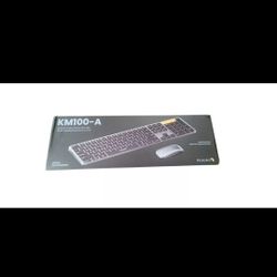 Backlit Bluetooth Keyboard/Mouse Combo - ProtoArc KM100-A (NIB)