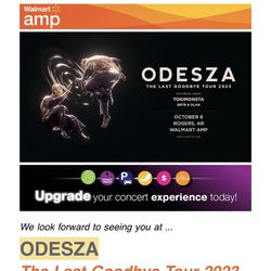 Odesza Tickets - Walmart Amp