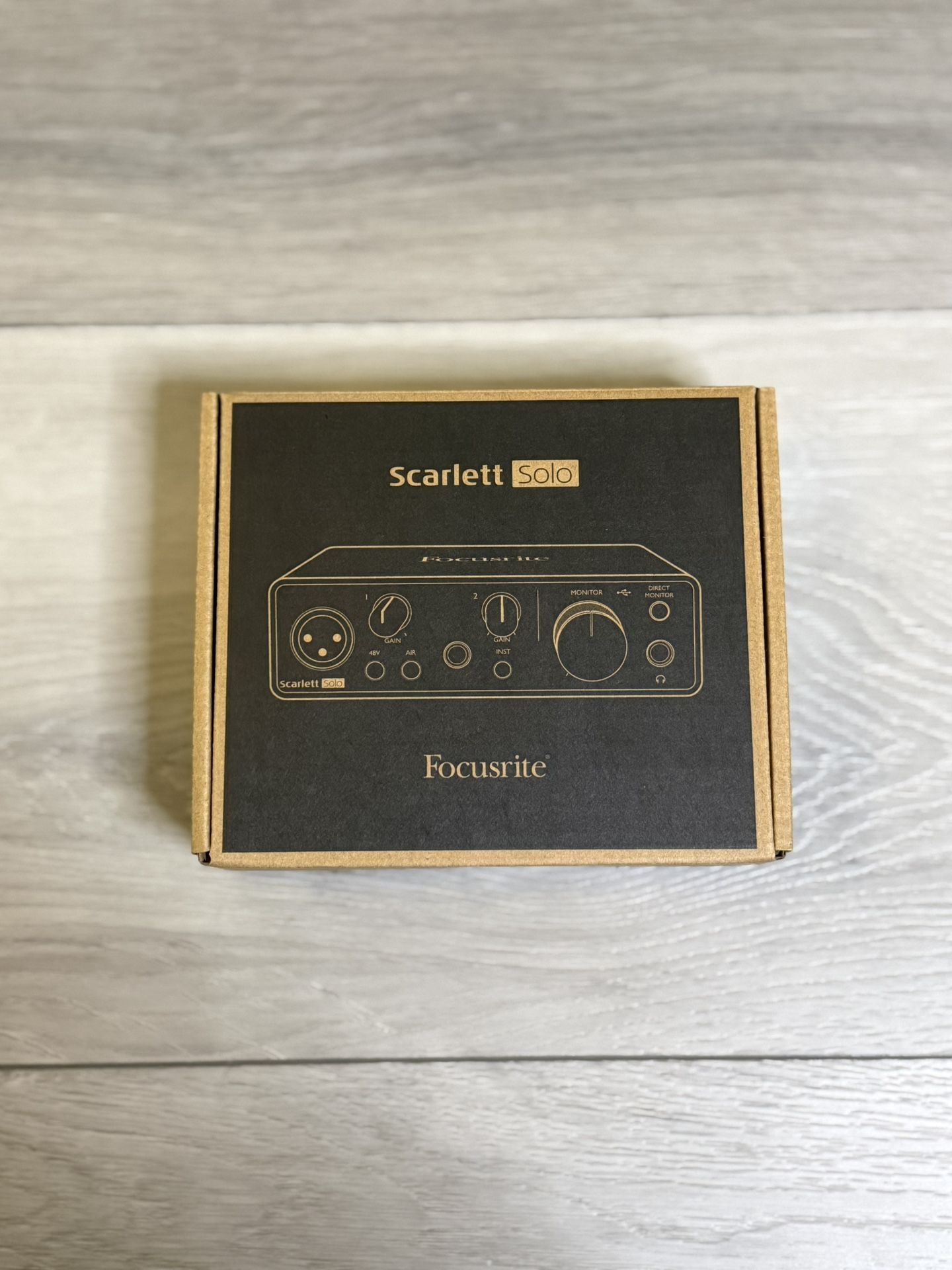NEW Focusrite Scarlett Solo 3rd Gen