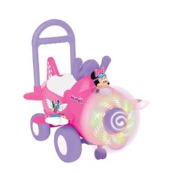 Disney Deluxe Minnie Mouse Plane Activity Ride on with Lights and Sounds,