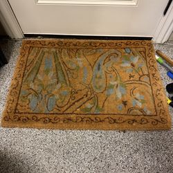 Natural Coir Doormat 24” x 36” – Coconut Fiber – Heavy Duty Entry Mat