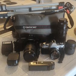 Canon EOS Rebel & AE-1 & Accessories 