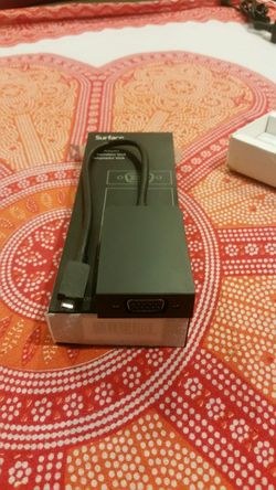 Microsoft surface VGA adapter.