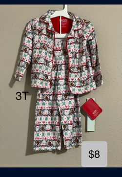New Rudolph The Red Nose Reindeer 2pc Pajamas Set