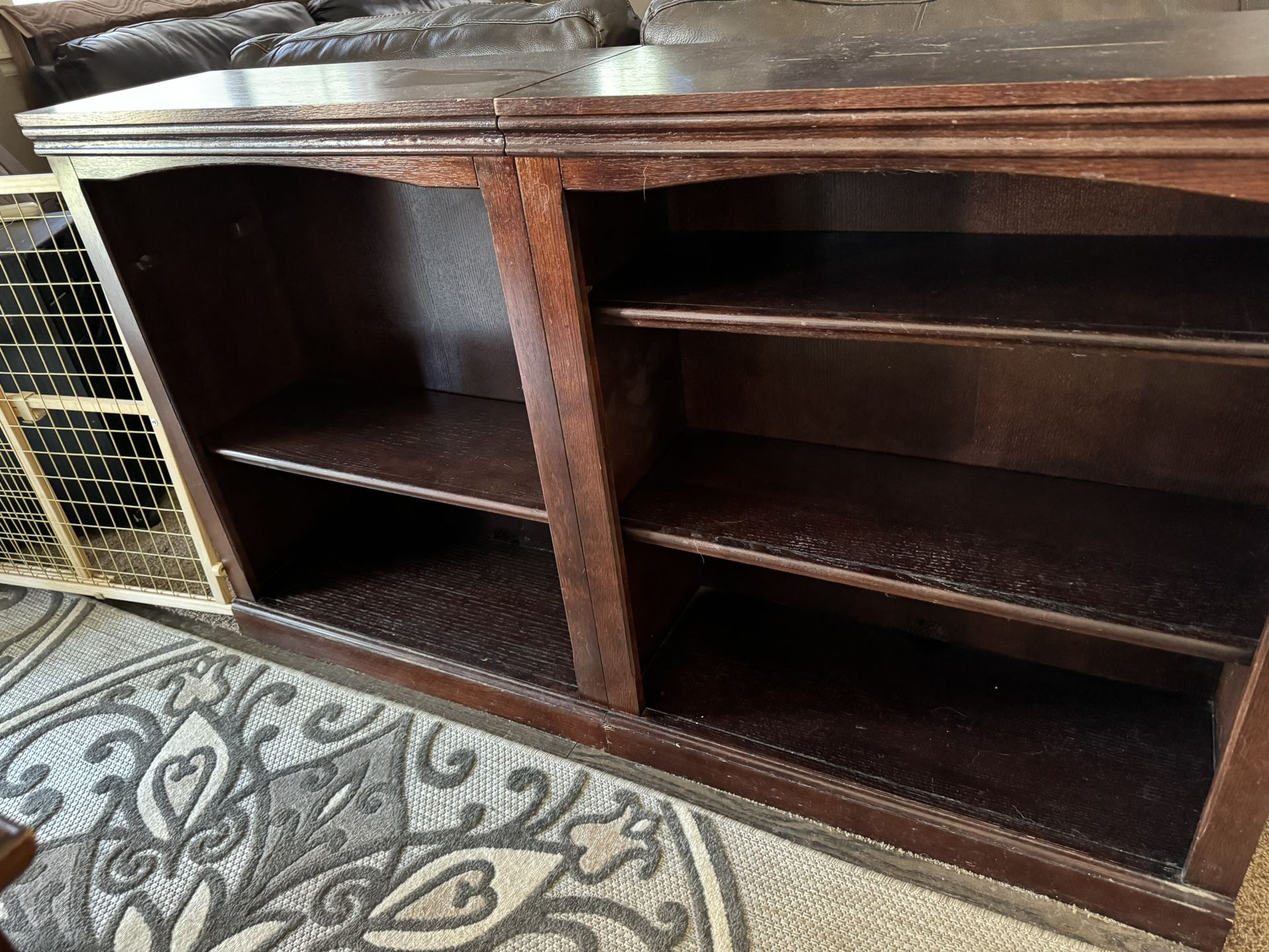 2 Bookshelves All Wood