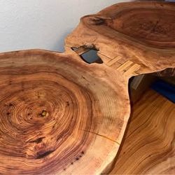 Pecan Live Edge Coffee Table
