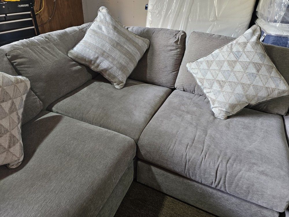 Gray Sectional Couch