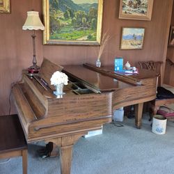 Chickery Bay grand and Hardman square piano s