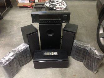 MAKE OFFER on 9-Piece Onkyo Speaker System--MINT CONDITION!!!!