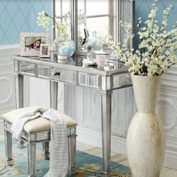 Silver Mirror Vanity 