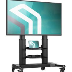 Mobile TV Stand with Wheels