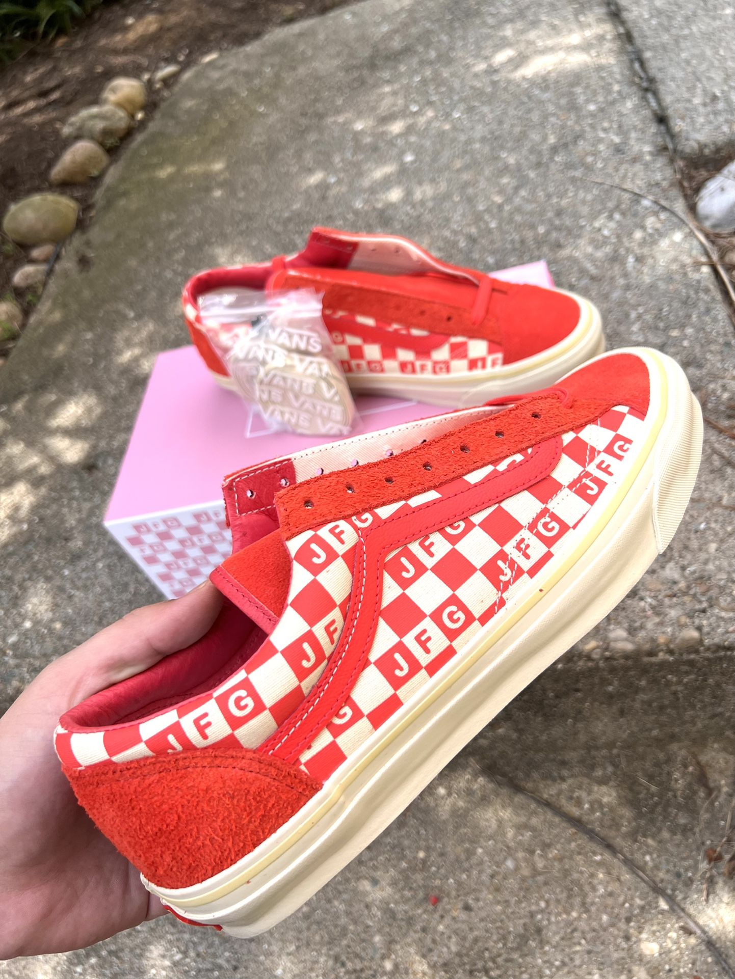 SIZE 11 Joe Fresh Goods x Vans Vault Style 36 Honeymoon Stage Red
