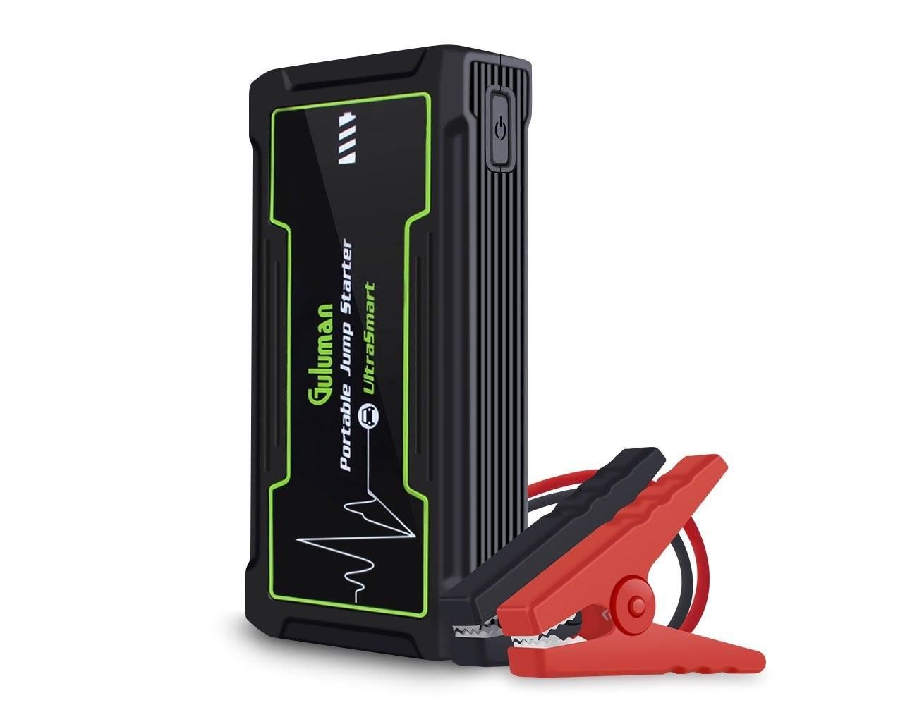 Guluman 800A 16800mAh Portable Car Jump Starter, 12-Volt Truck Car Battery Booster Jump Starter Pack