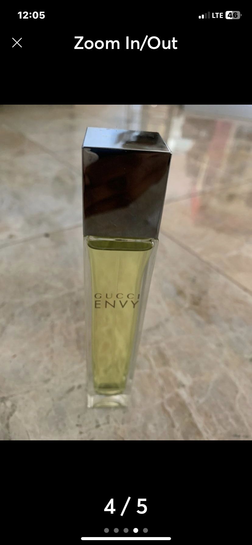 Gucci Envy Perfume SCANNON SA PARIS MADE IN FRANCE Without