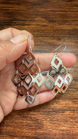 Lindos aretes de plata 925 plata mexicana