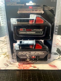 Milwaukee M18 18 V Lithium ion High Output 6.0 Ah Battery Pack