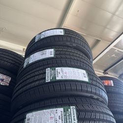 SET DE LLANTAS 🛞 215 60R16 Nuevas Instalación Y Balance 