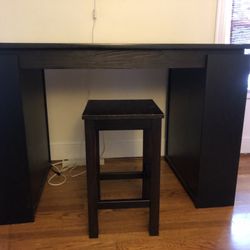 Contemporary Desk with Stool