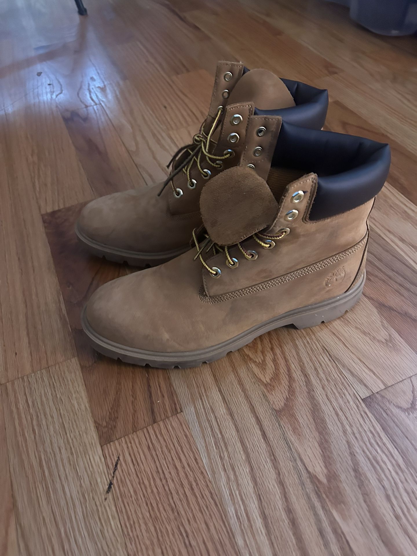 Timberland Boots, Color Tan, Size 11.