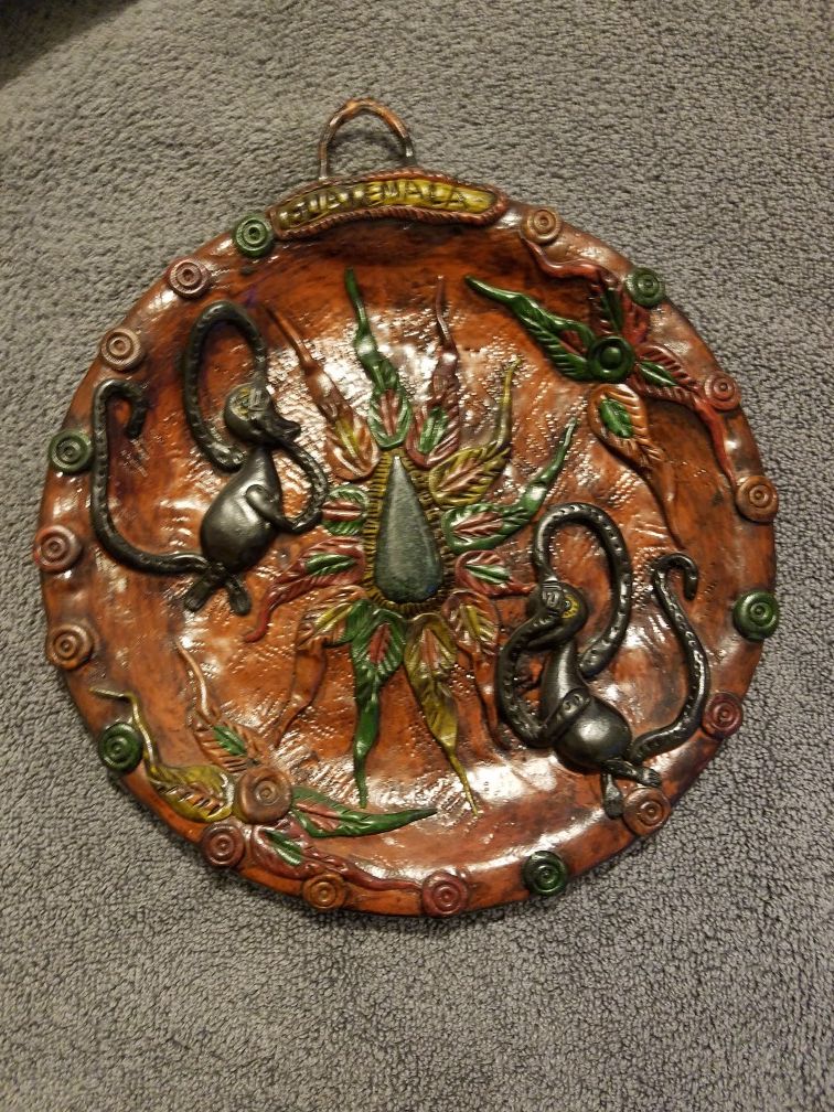 FREE. Hanging wall plate from Guatemala