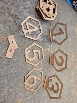 Table numbers